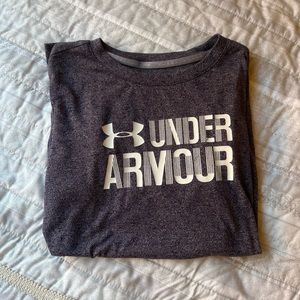 Purple Under Armour comfy tee